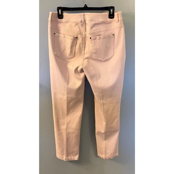 Chicos Platinum Pink Jeggings Stretchy Jeans Size M(Chicos 1) - Picture 8 of 8